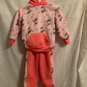 3T unicorn jogging outfit